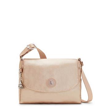 Kipling Tamia Metallic Crossbody Väska Guld | SE 1981LI